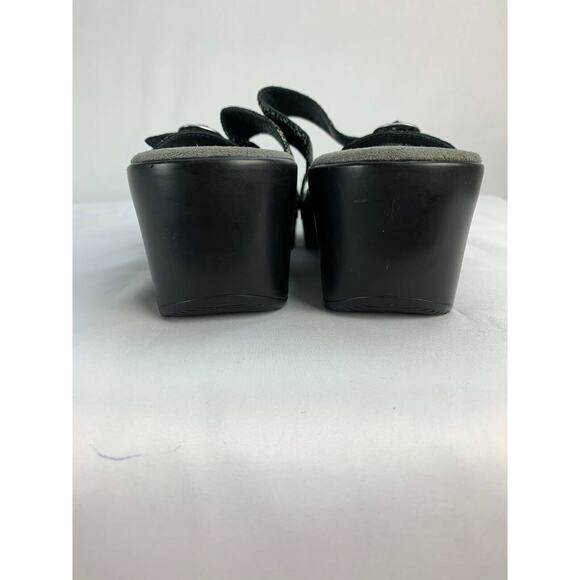 Dansko Womens Sophie Sandal Black Dots Size 40 US 9.5-10 - Picture 7 of 9